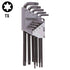 Juego de llaves Allen/Torx de grado industrial de 9 piezas Teng Tools (TX8 - TX40) - 1479TX