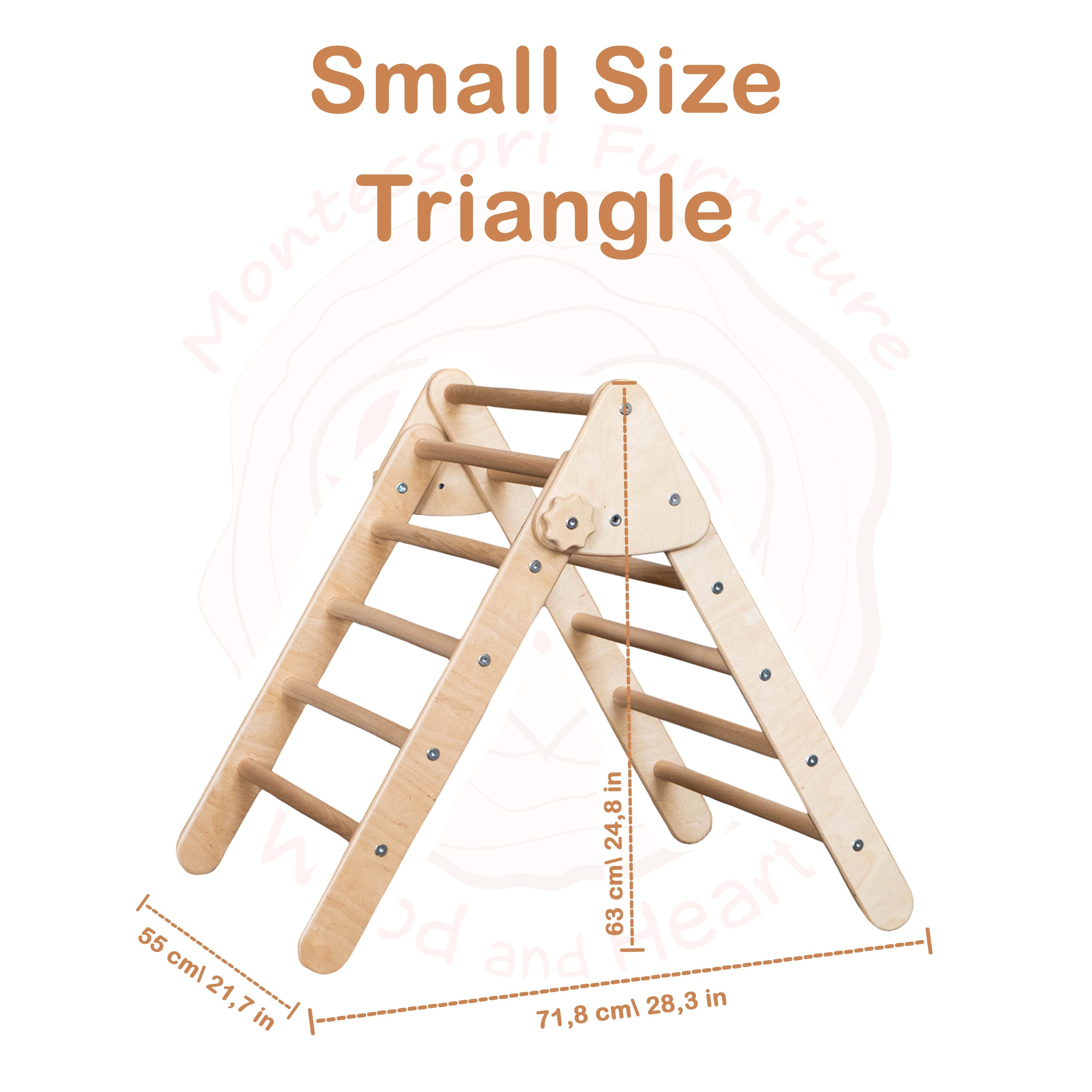 Triángulo plegable Montessori