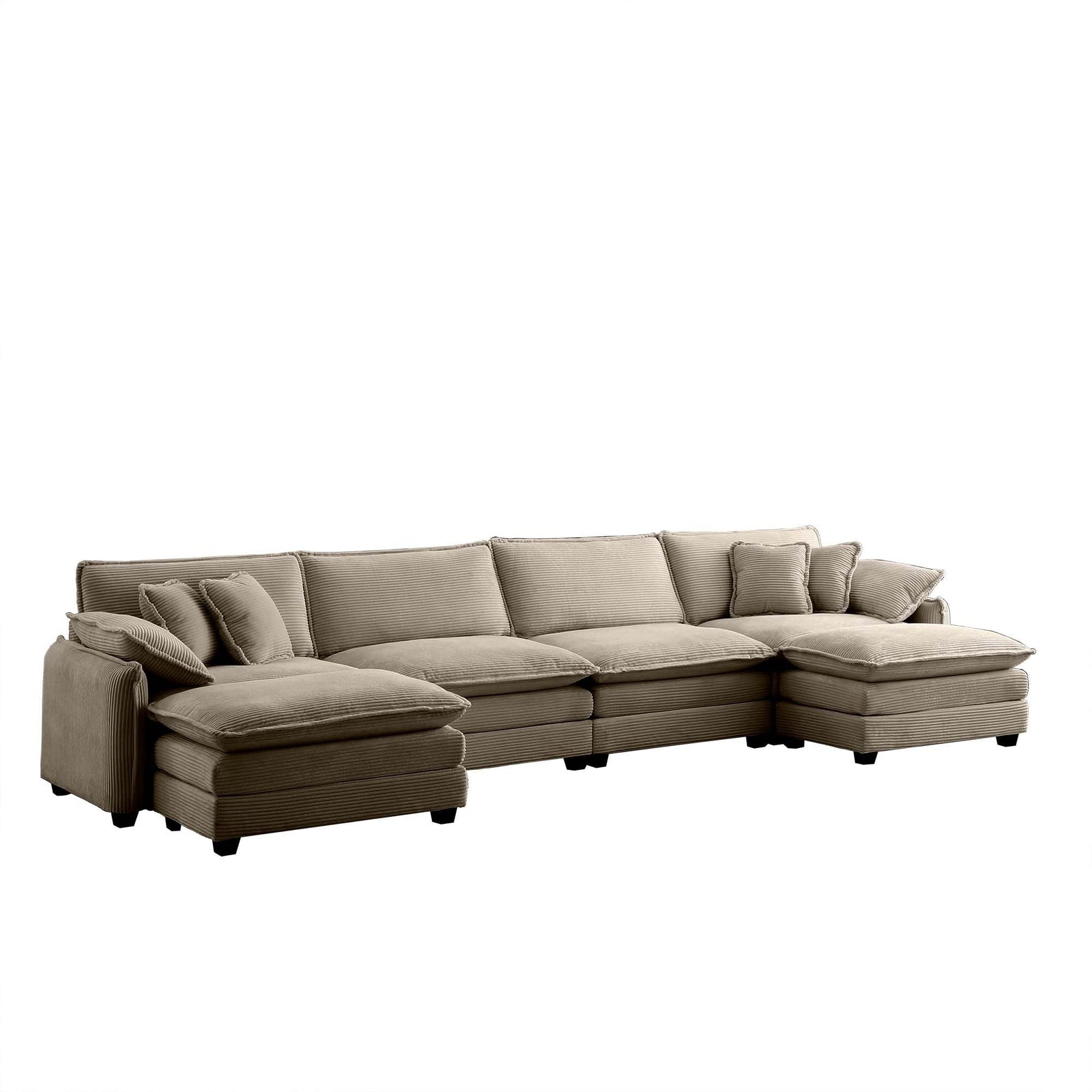 Walker Edison | Cloud Modular Corduroy Sofa Couch