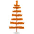 Orange Tinsel Christmas Tree