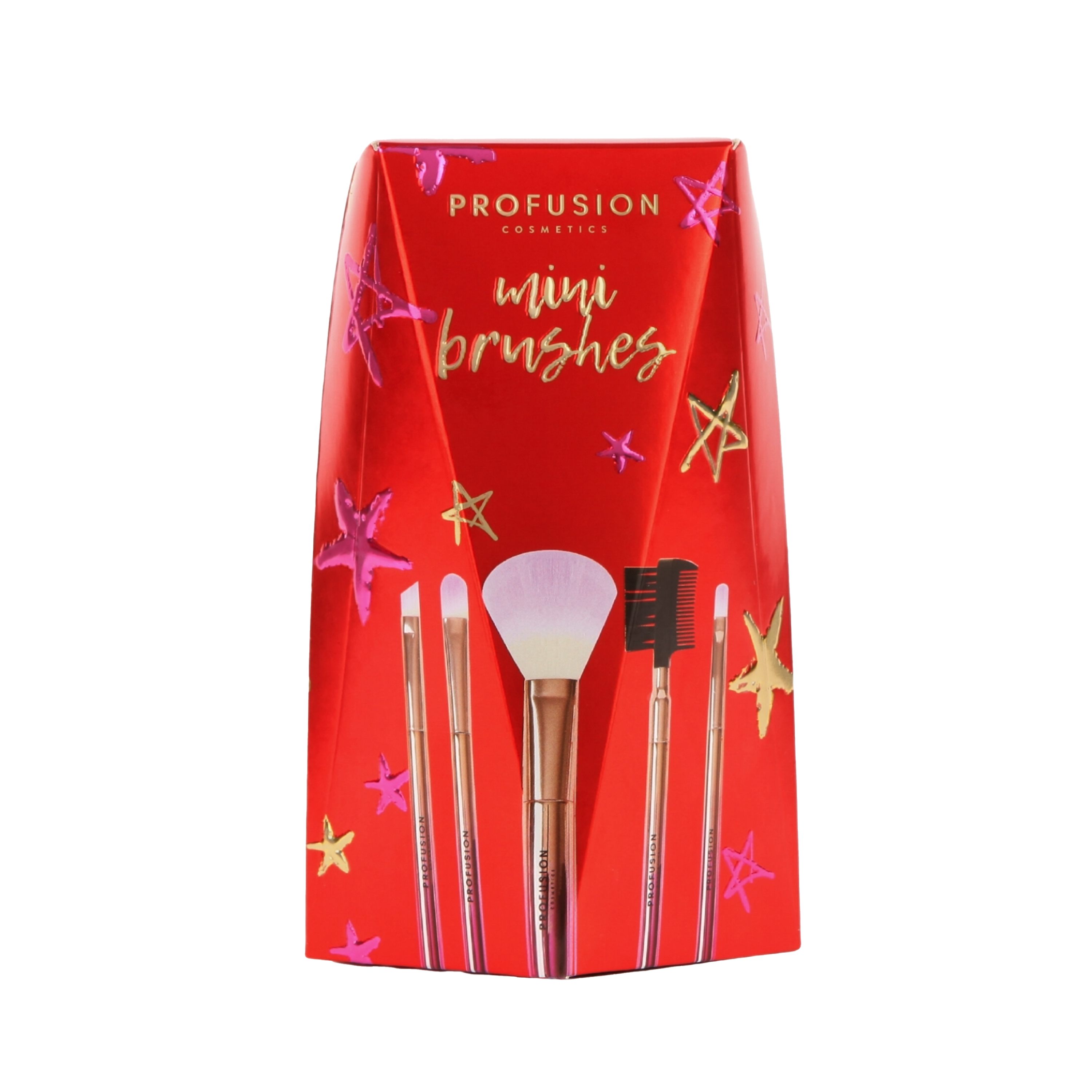 Crimson Mini Brushes – 5-Piece Mini Brush Set