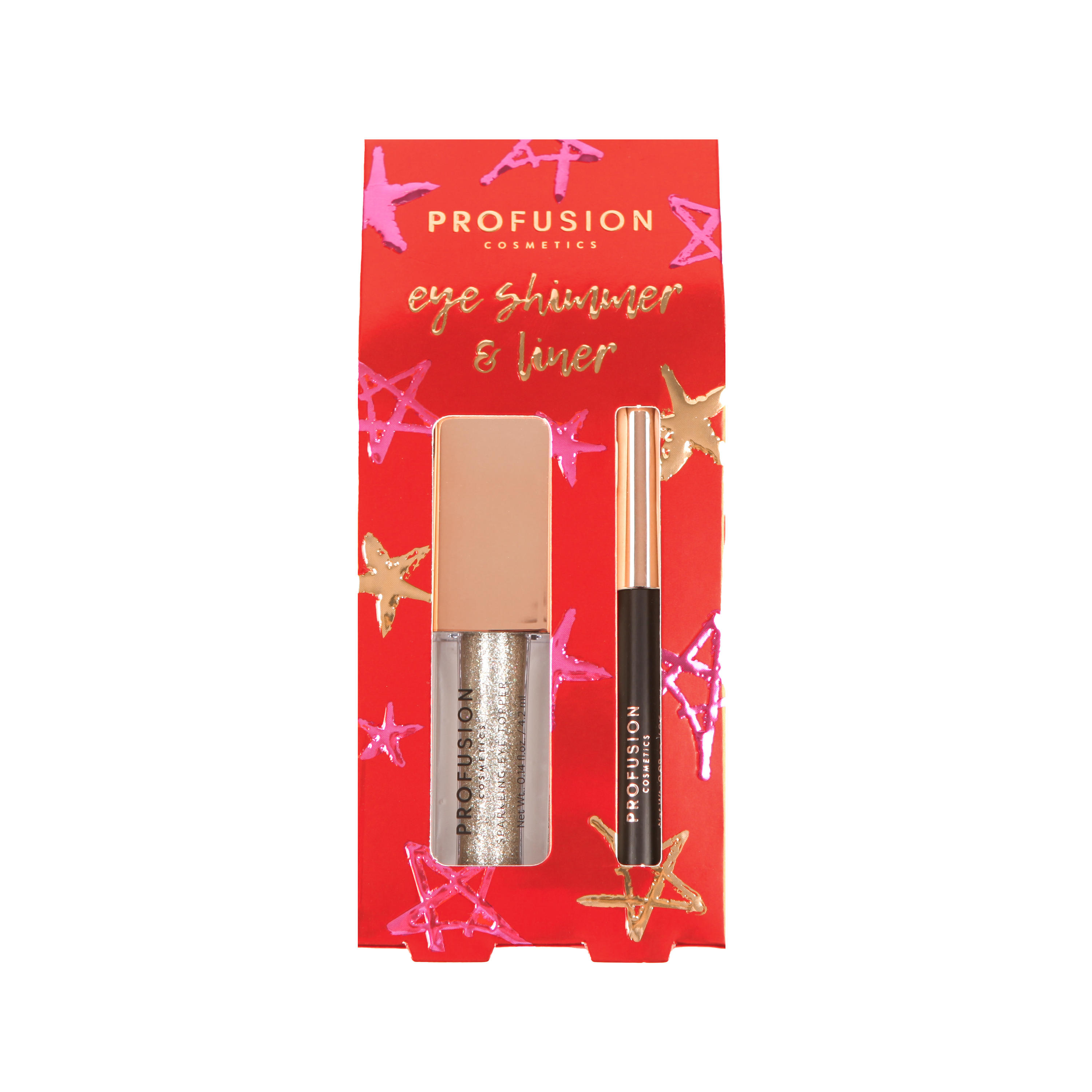 Crimson Eye Shimmer & Eye Liner – 2-Piece Set