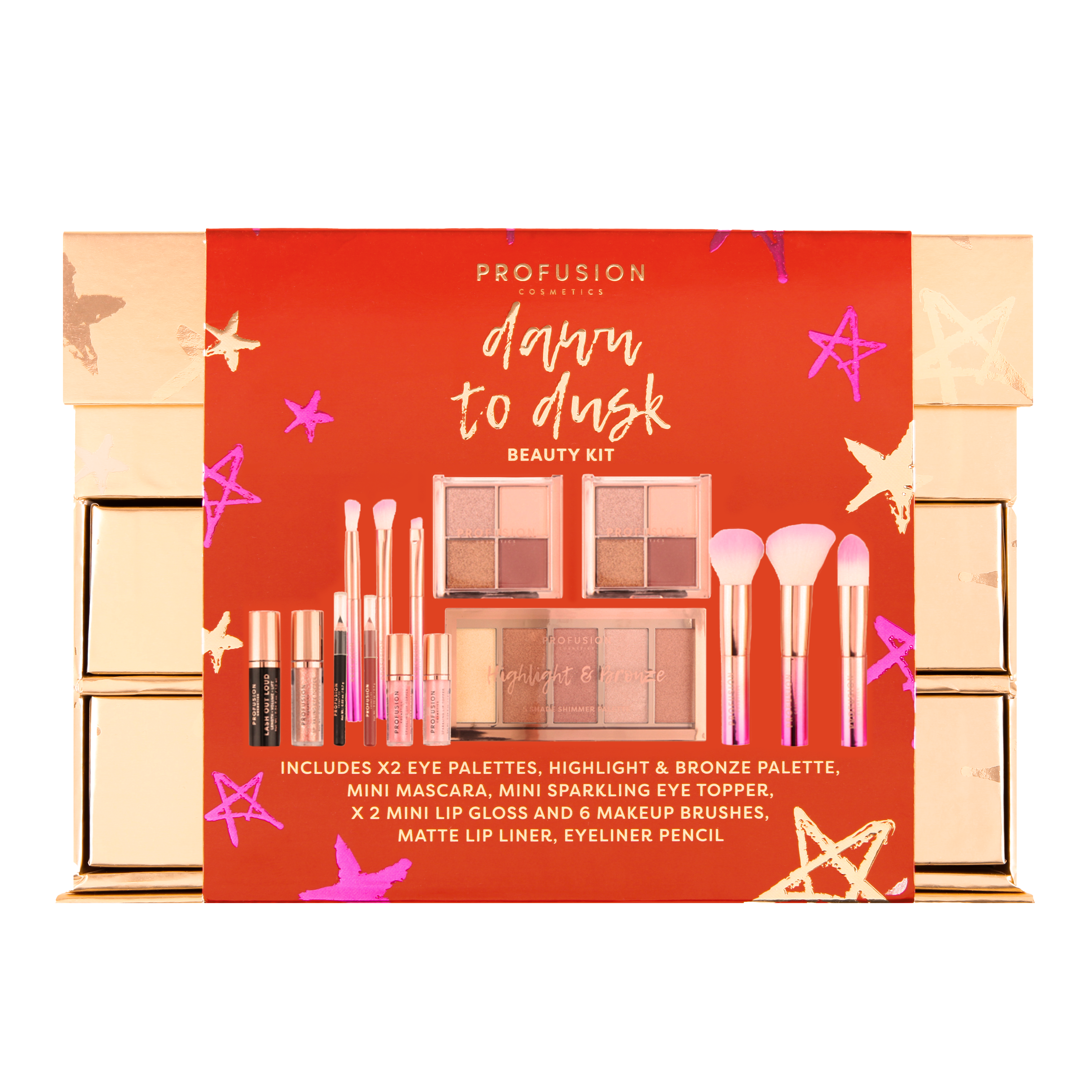 Crimson Dawn to Dusk Beauty Kit – Complete Collection