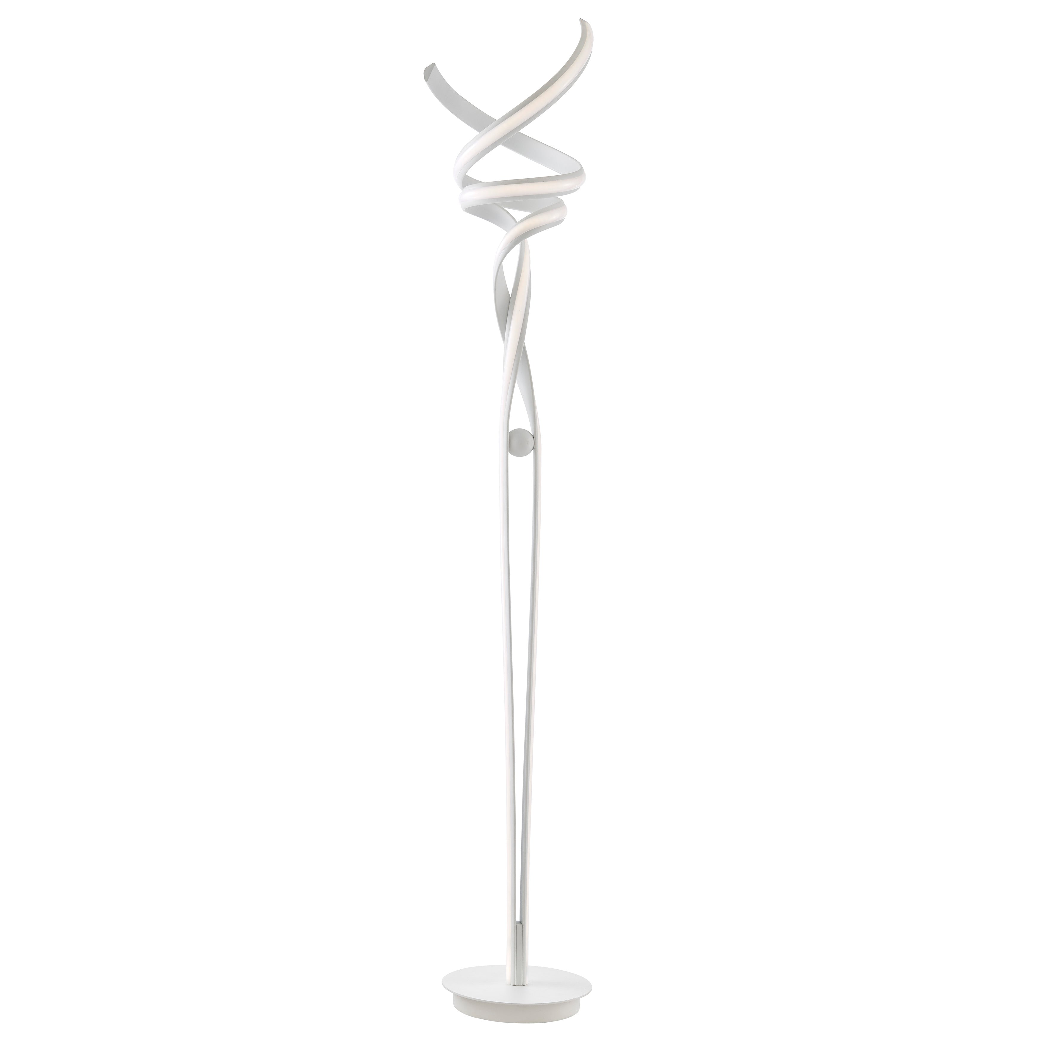 Munich LED White  63" Floor Lamp // Dimmable