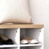 Walker Edison | Entryway 2-in-1 Coat Rack and Shoe Bench Set