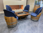 4-Chair Barrel Coffee Table Set (January Pre-Order)