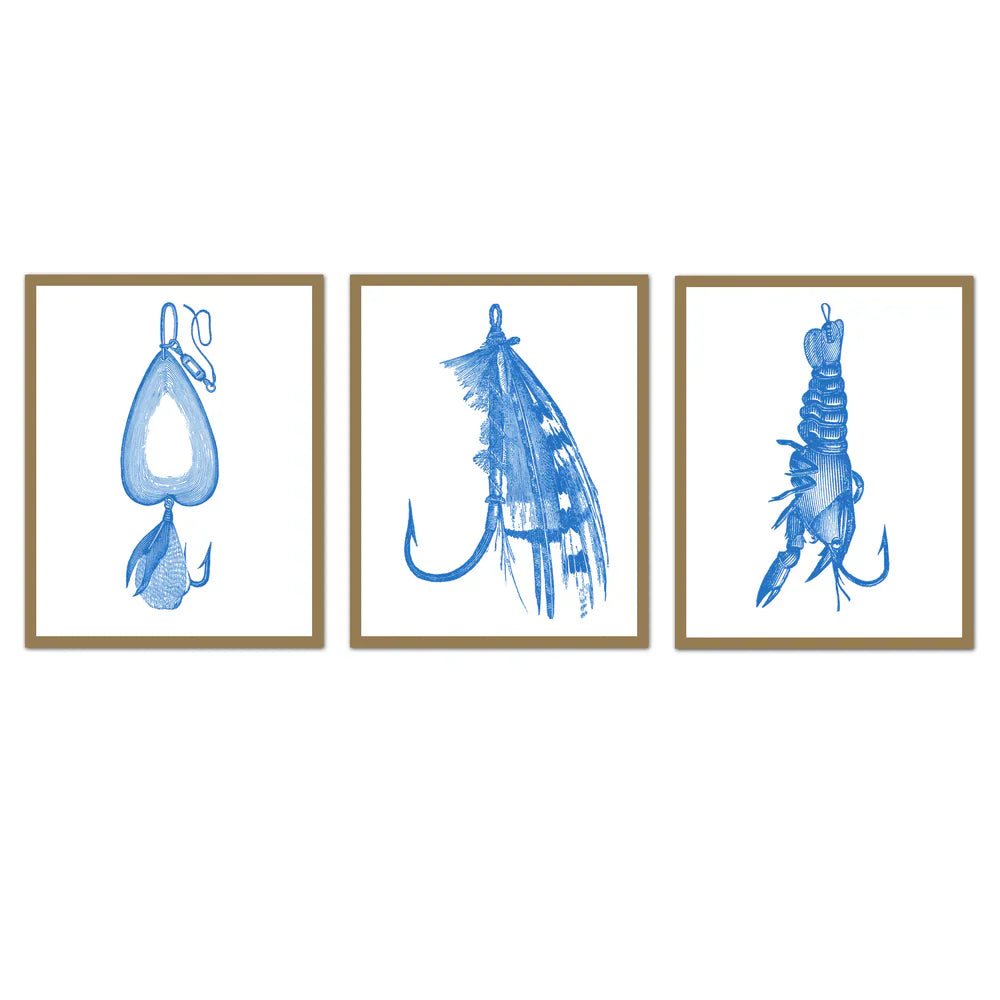 Fishing Lure Art Trio