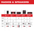 Milwaukee 2891-20 M18™/M12™ Wireless Jobsite Speaker