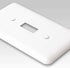 Devon White Steel - 1 Phone Jack Wallplate