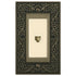 English Garden Brushed Brass Cast - 1 Phone Jack Wallplate