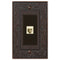 English Garden Aged Bronze Cast - 1 Phone Jack Wallplate