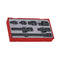 Teng Tools 7 Piece 1/2 Inch Drive Adaptor, Extension and Impact Socket Accessory Set - TT9207