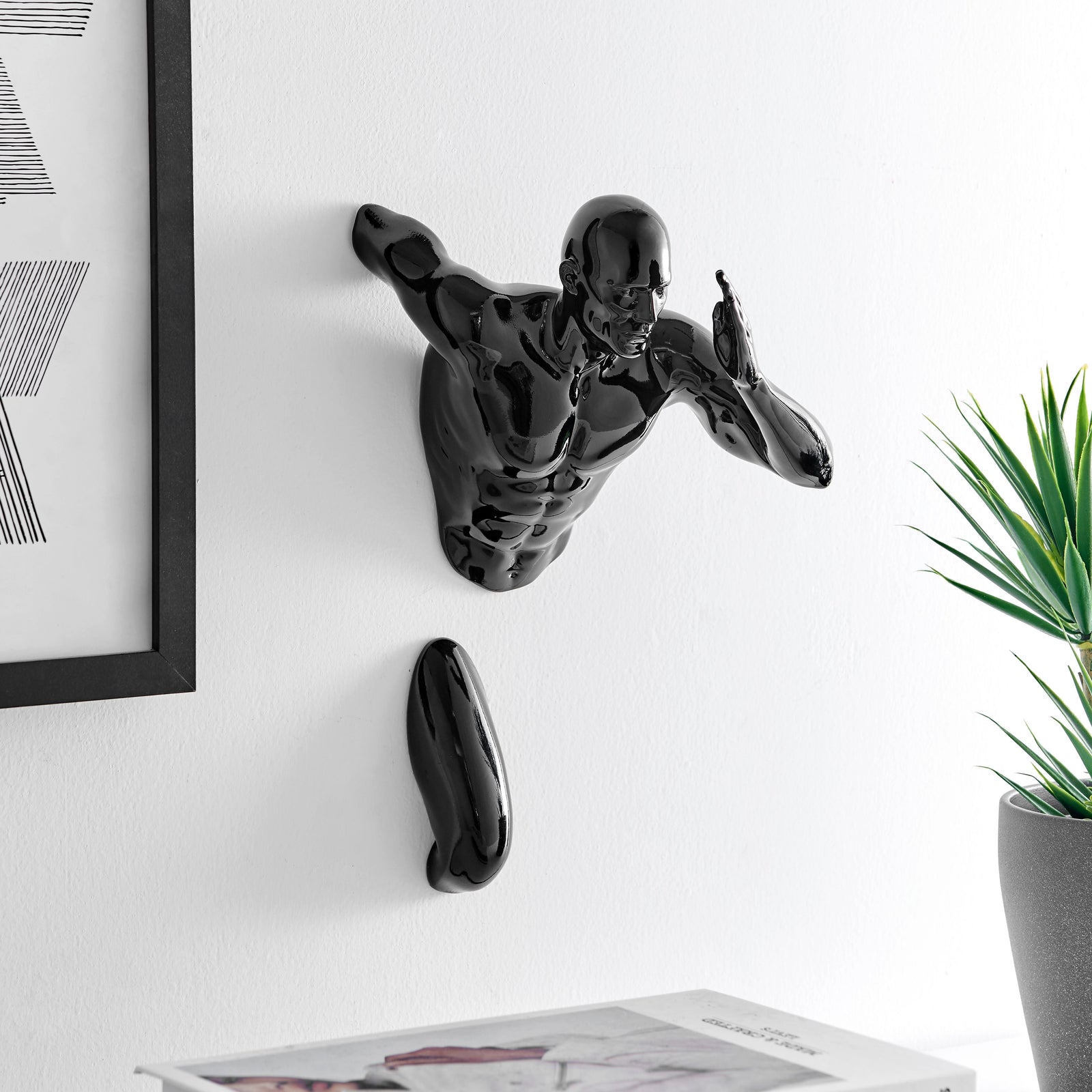 Escultura de pared Runner Man de 13