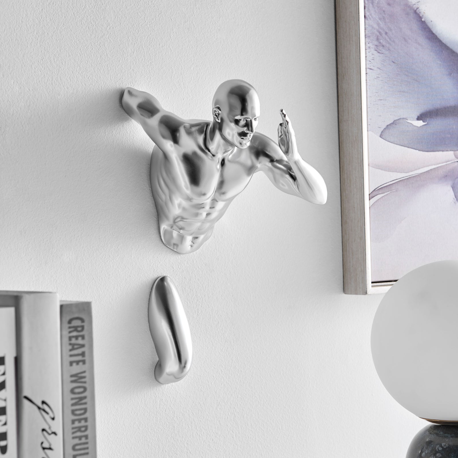 Escultura de pared Runner Man de 13