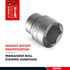 Teng Tools 3/8 Inch Drive 6 Point Metric Shallow Chrome Vanadium Sockets