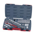 Teng Tools 34 Piece 1/2 Inch Drive 6 Point Metric Regular/Shallow & Deep Socket Set - T1234