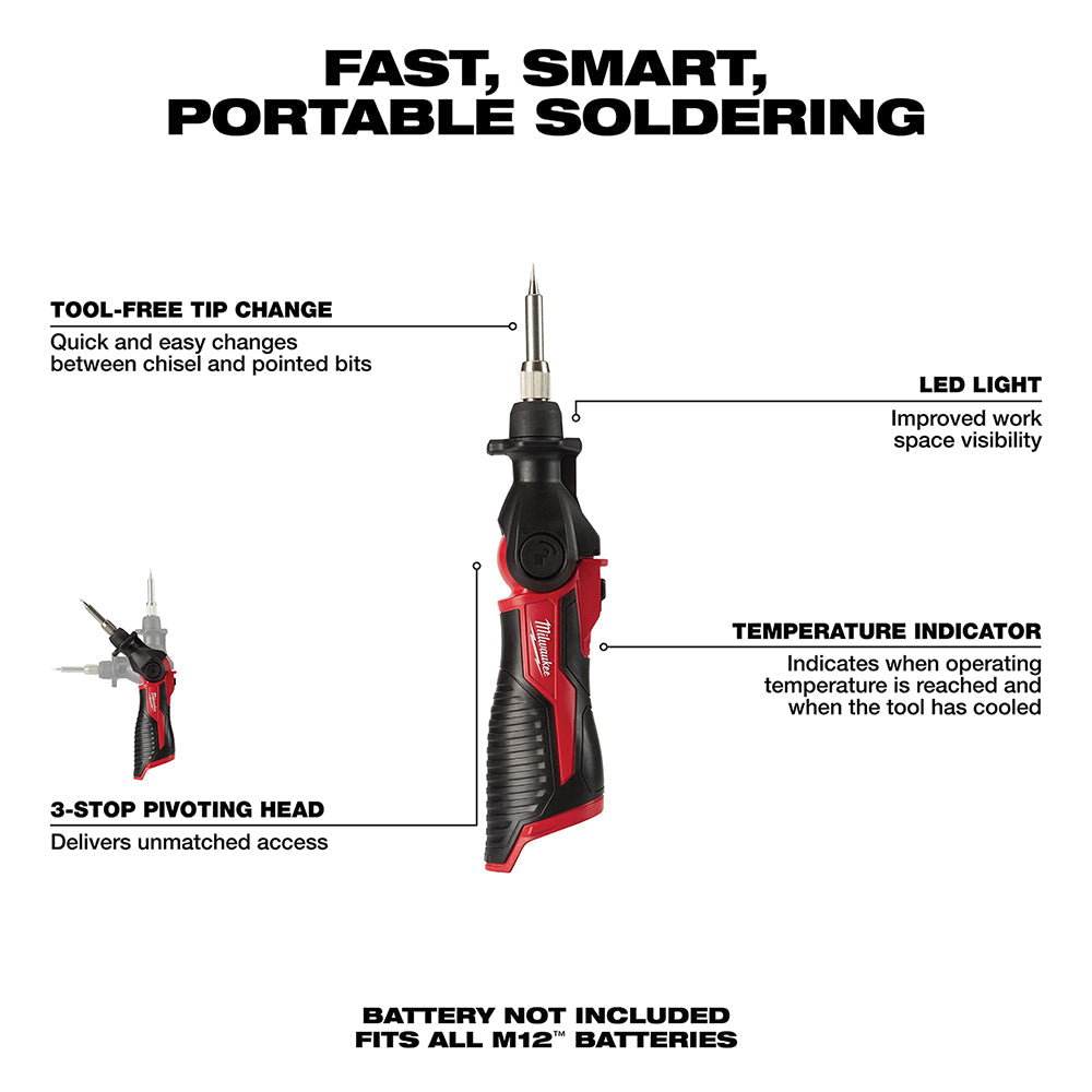 Milwaukee 2488-20 M12™ Soldering Iron