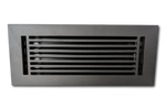 Cast Aluminum Linear Bar Vent Covers - Carbon Gray