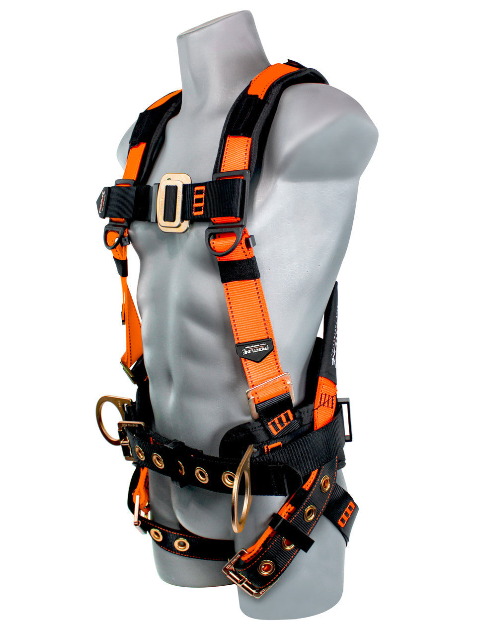 Frontline 50CTB Combat Construction Style Full Body Harness with Tongue Buckle Belt & Legs XL/2X