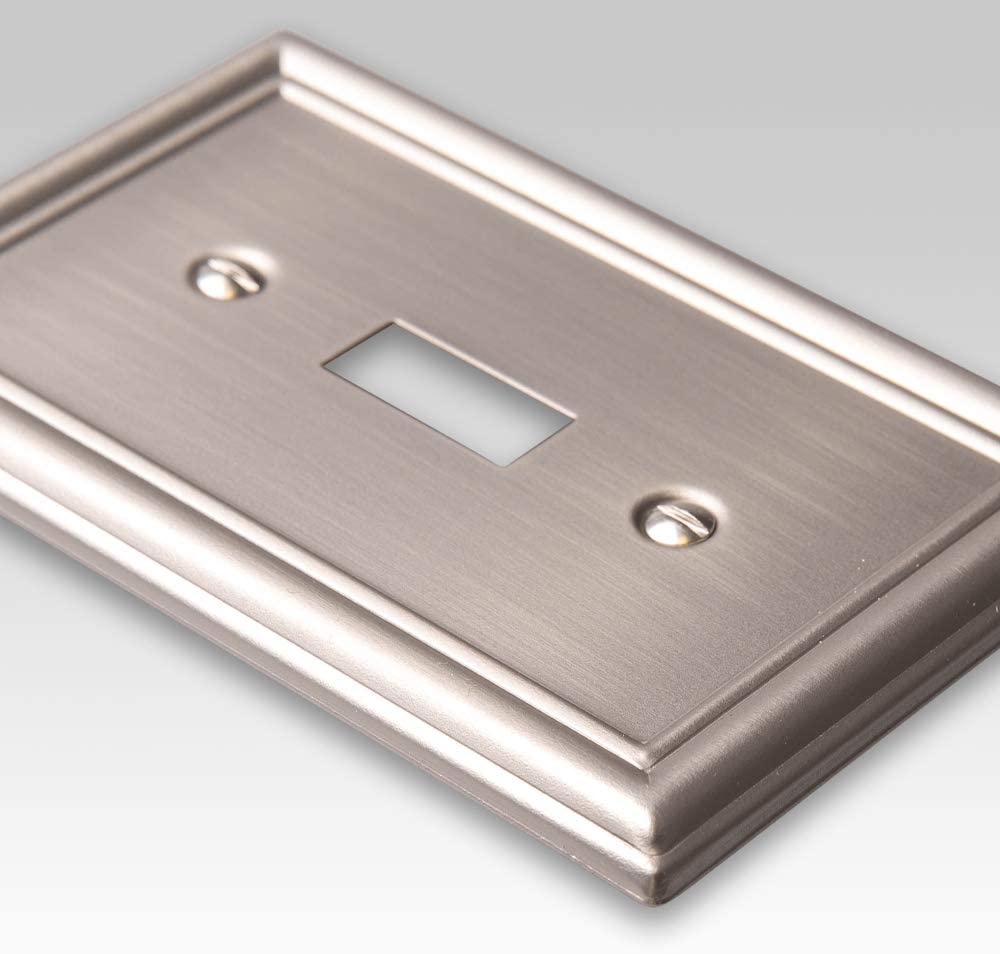 Chelsea Brushed Nickel Steel - 1 Blank Wallplate