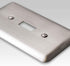 Devon Brushed Nickel Steel - 1 Blank Wallplate