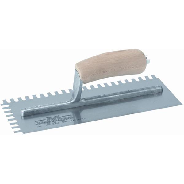 Marshalltown 15734 Tiling & Flooring Notched Trowel-3-4 X 9-16 X 3-8  U-Curved Handle