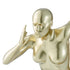 Escultura de mujer de 13" de Gold Wall Runner