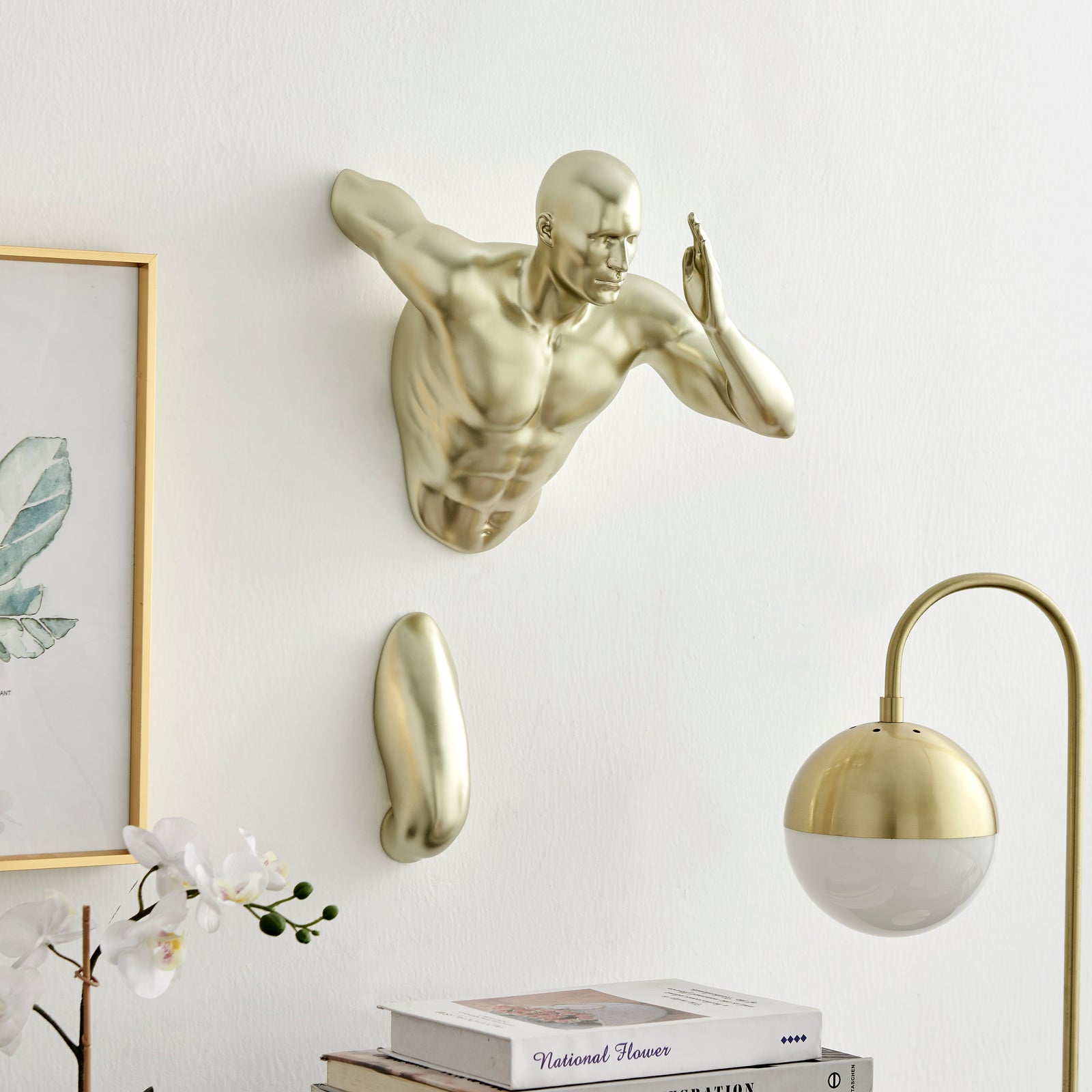 Escultura de pared Runner Man de 20