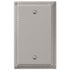 Georgian Satin Nickel Cast - 1 Blank Wallplate