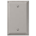 Georgian Satin Nickel Cast - 1 Blank Wallplate