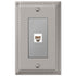 Georgian Satin Nickel Cast - 1 Phone Jack Wallplate