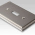 Georgian Satin Nickel Cast - 1 Phone Jack Wallplate