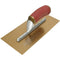 Marshalltown 14467 12 X 5 Golden Stainless Steel DuraFlex Finishing Trowel-DuraSoft Handle