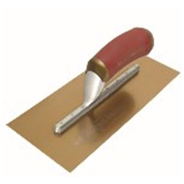 Marshalltown 12172 11 1-2 X 4 3-4 Golden Stainless Steel Perma Shape Drywall Trowel Dura Soft Handle