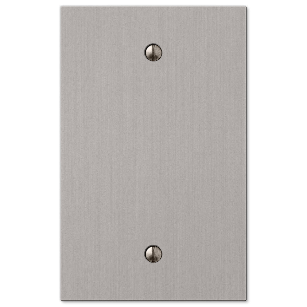 Elan Brushed Nickel Cast - 1 Blank Wallplate