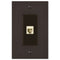 Elan Aged Bronze Cast - 1 Phone Jack Wallplate