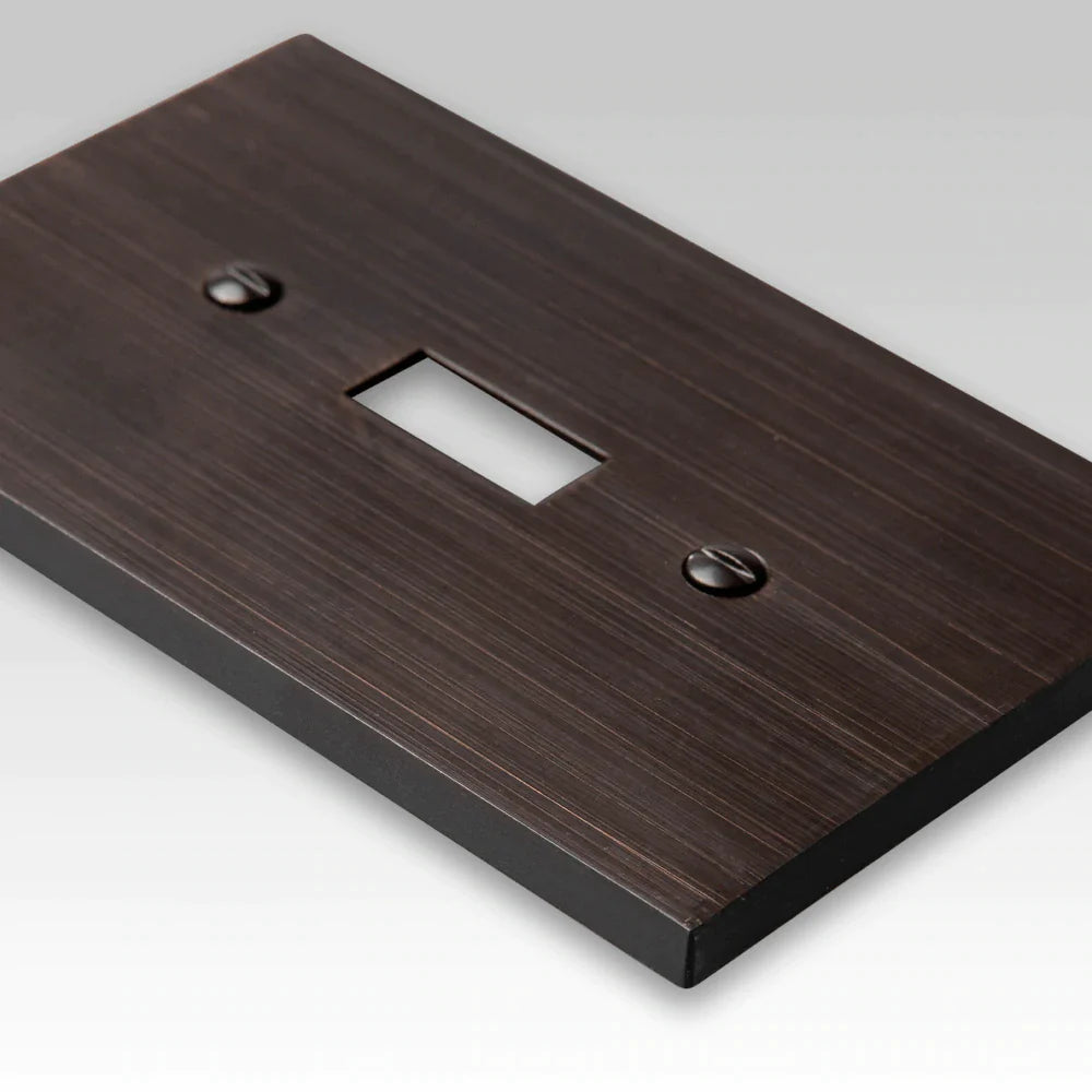 Elan Aged Bronze Cast - 1 Phone Jack Wallplate