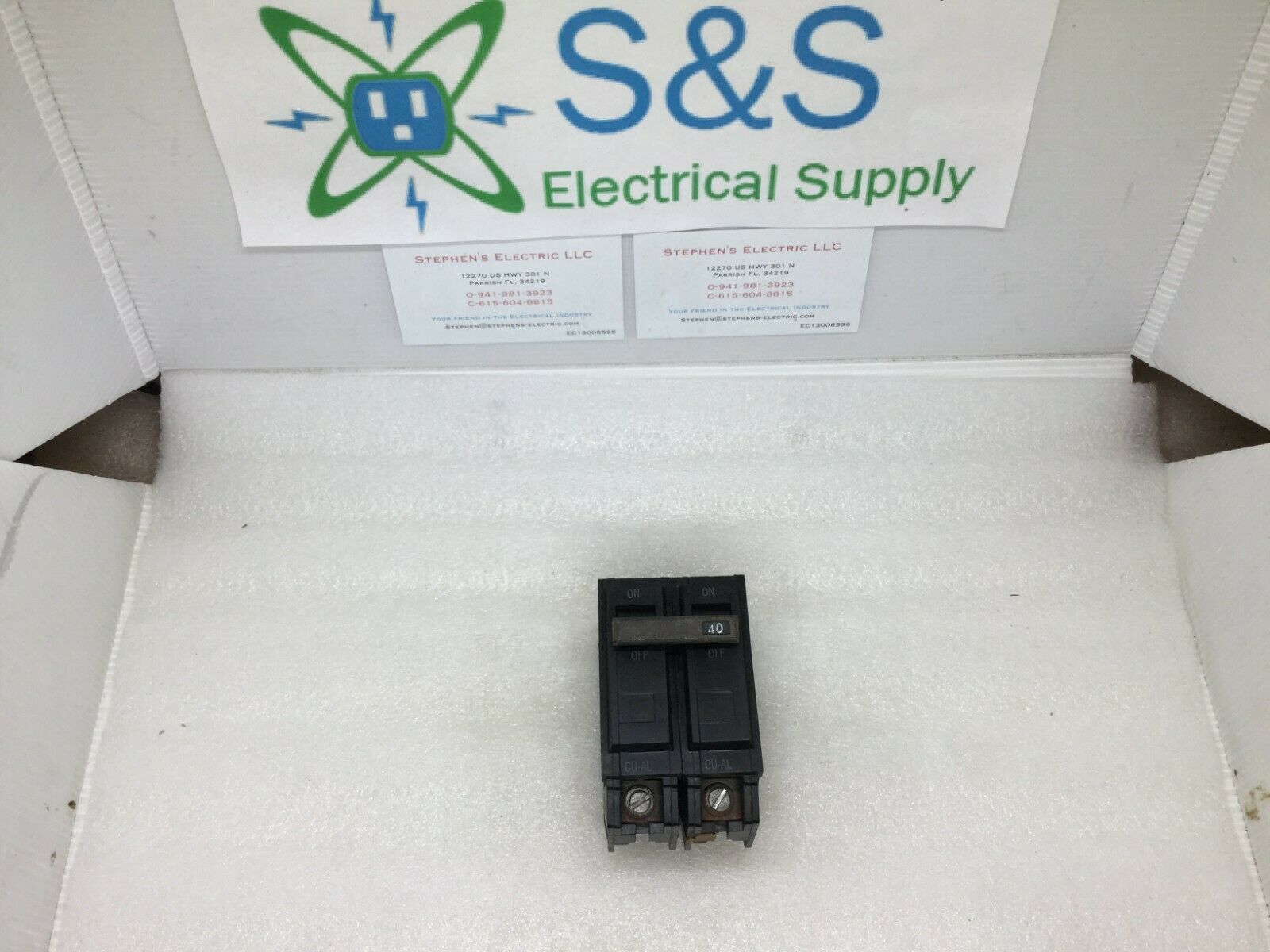 GE General Electric THQL2140 40 Amp 2 Pole 120/240V Circuit Breaker