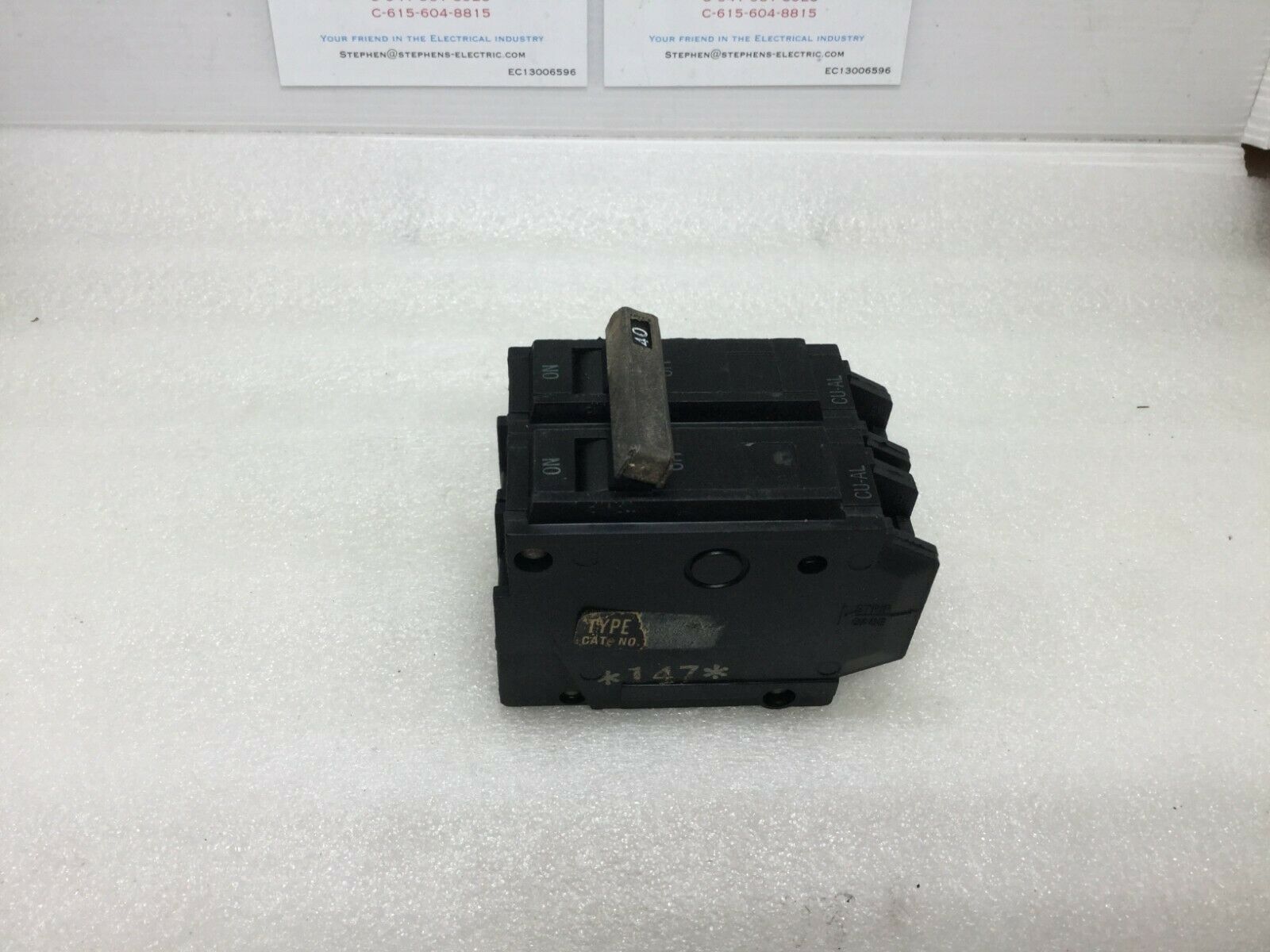 GE General Electric THQL2140 40 Amp 2 Pole 120/240V Circuit Breaker