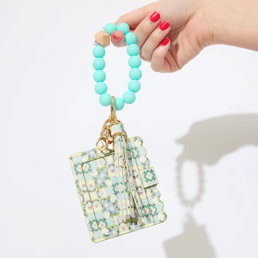 Petunia Keychain Wristwallet by Laura Park