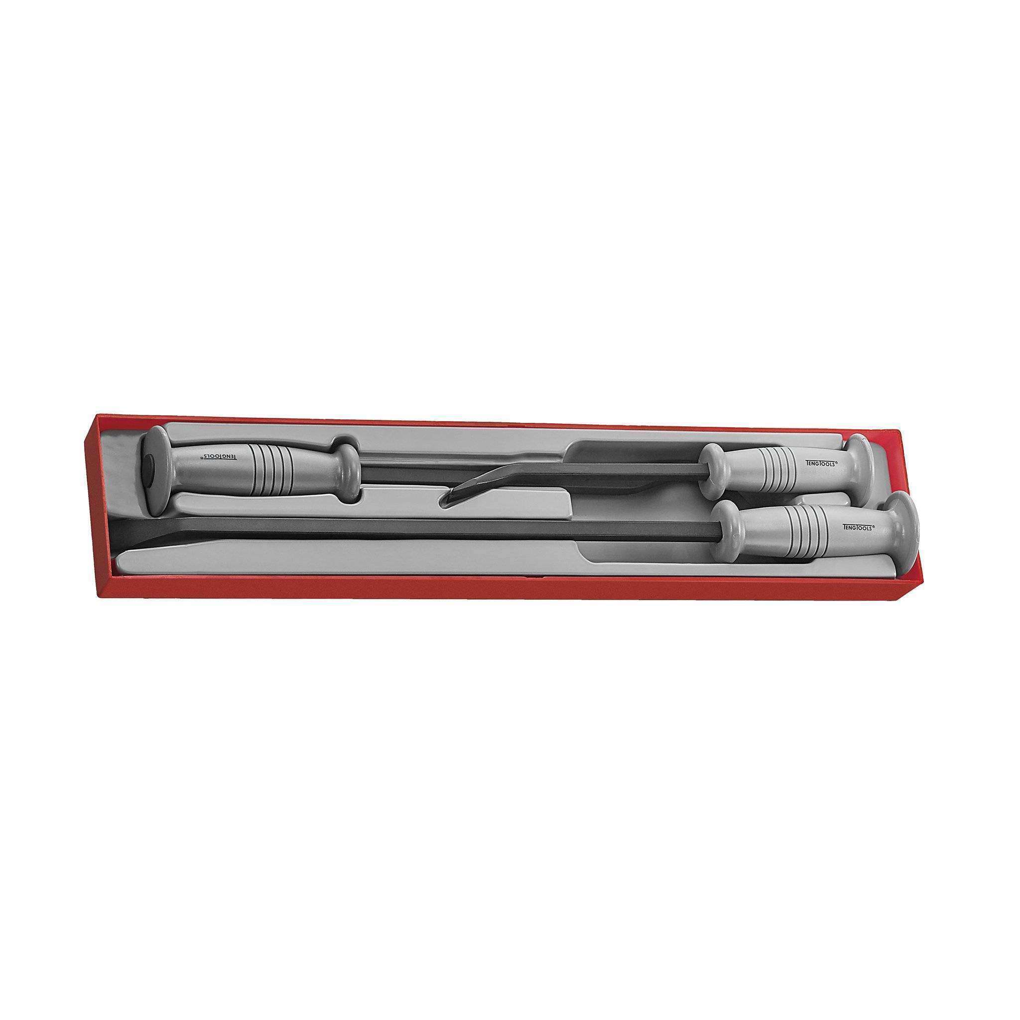 Teng Tools 3 Piece Heavy Duty Pry Bar Set - TTXPB3A