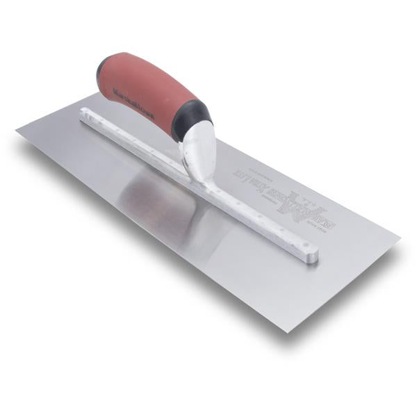 Marshalltown 13444 14 X 4 3-4 Stainless Steel Finishing Trowel Curved Dura Soft Handle