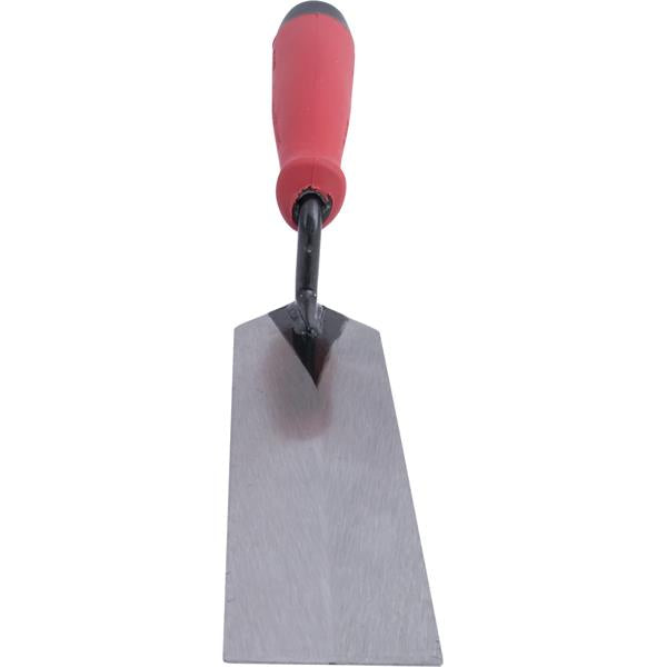 Marshalltown 18632 Margin Trowel 5" x 2" Stainless Steel with Red Soft Grip Handle