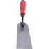 Llana para bordes Marshalltown 18632 de 5" x 2" de acero inoxidable con mango de agarre suave rojo 