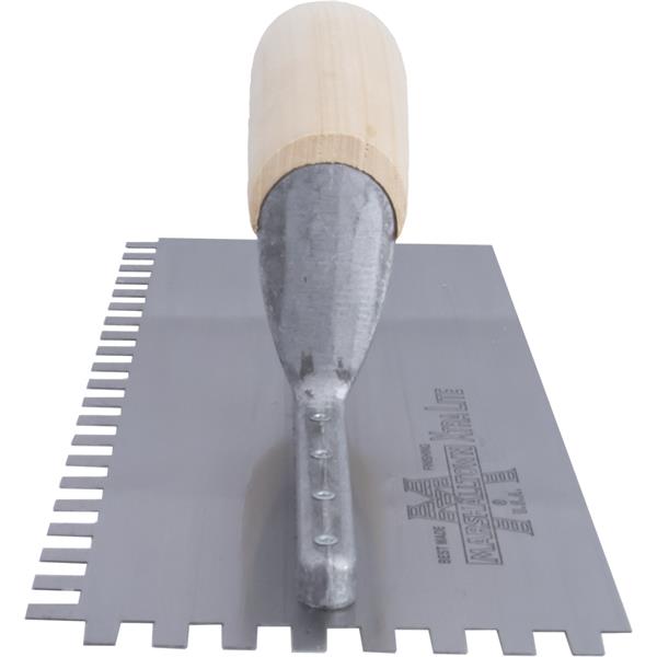 Marshalltown 15712 Tiling & Flooring Notched Trowel-3-16 X 1-8 X 3-16 SQ-Curved Handle