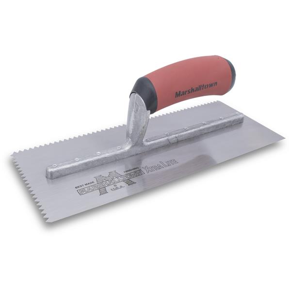 Marshalltown 15705 Tiling & Flooring Notched Trowel-7-32 X 5-32 V-Dura-Soft Handle