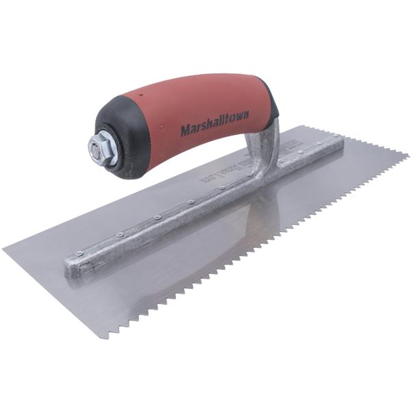 Marshalltown 15705 Tiling & Flooring Notched Trowel-7-32 X 5-32 V-Dura-Soft Handle