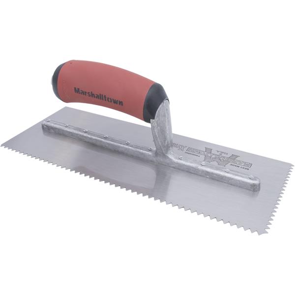 Marshalltown 15705 Tiling & Flooring Notched Trowel-7-32 X 5-32 V-Dura-Soft Handle