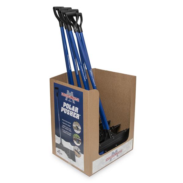 Polar Pusher Snow Removal Tool Display