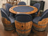 6-Chair Barrel Table Game Set - Total Denim Limited Edition (With Dining Top Option) (January Preorder)